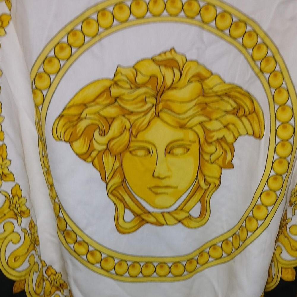 Versace White Textured Robe - Picture 4 of 6